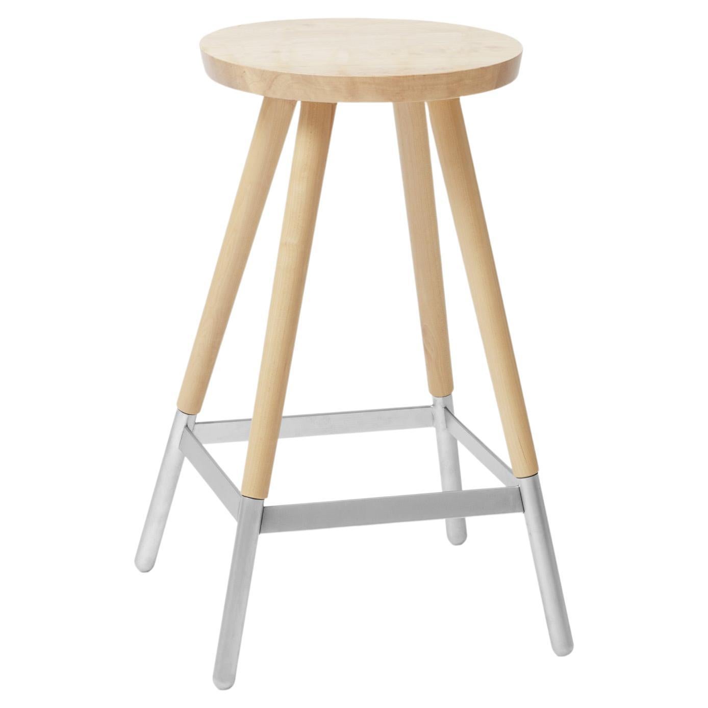 Tabouret naturel Tupp par Storängen Design en vente