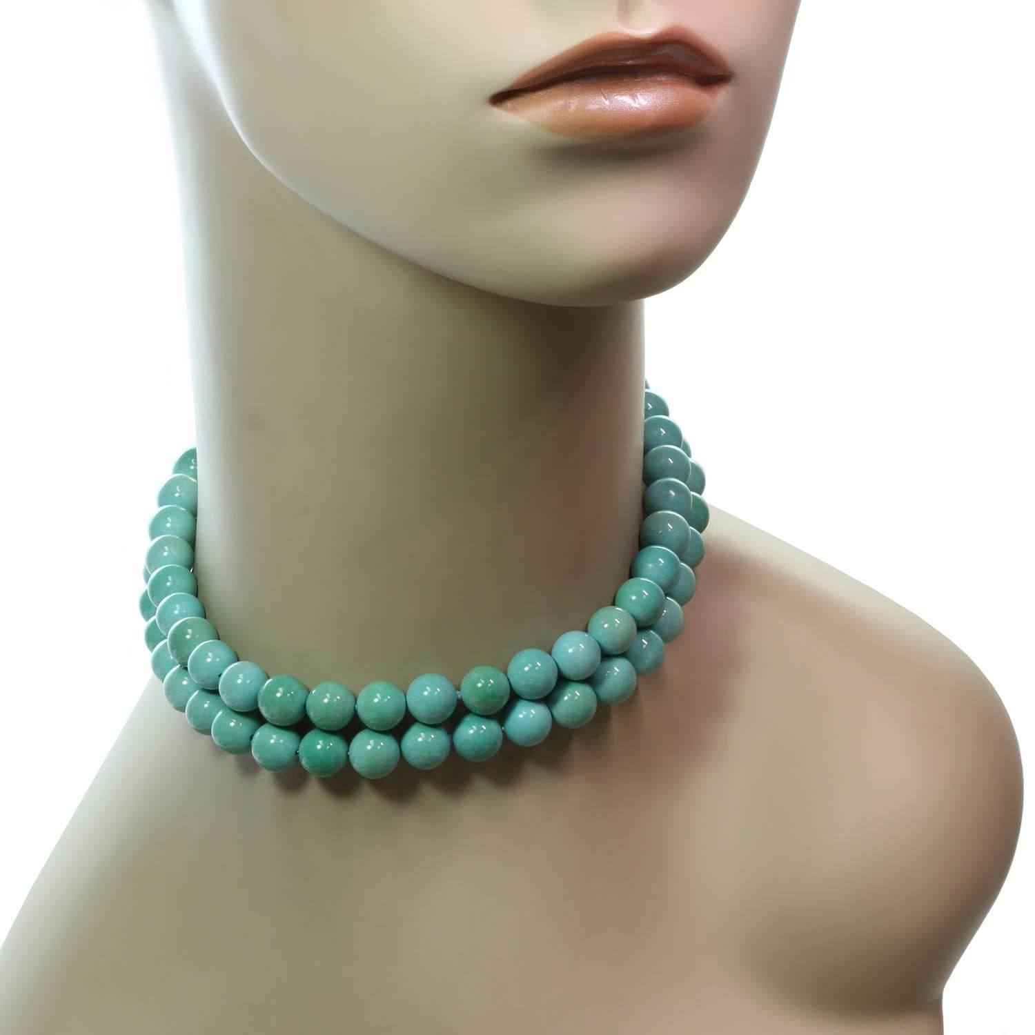natural turquoise necklace