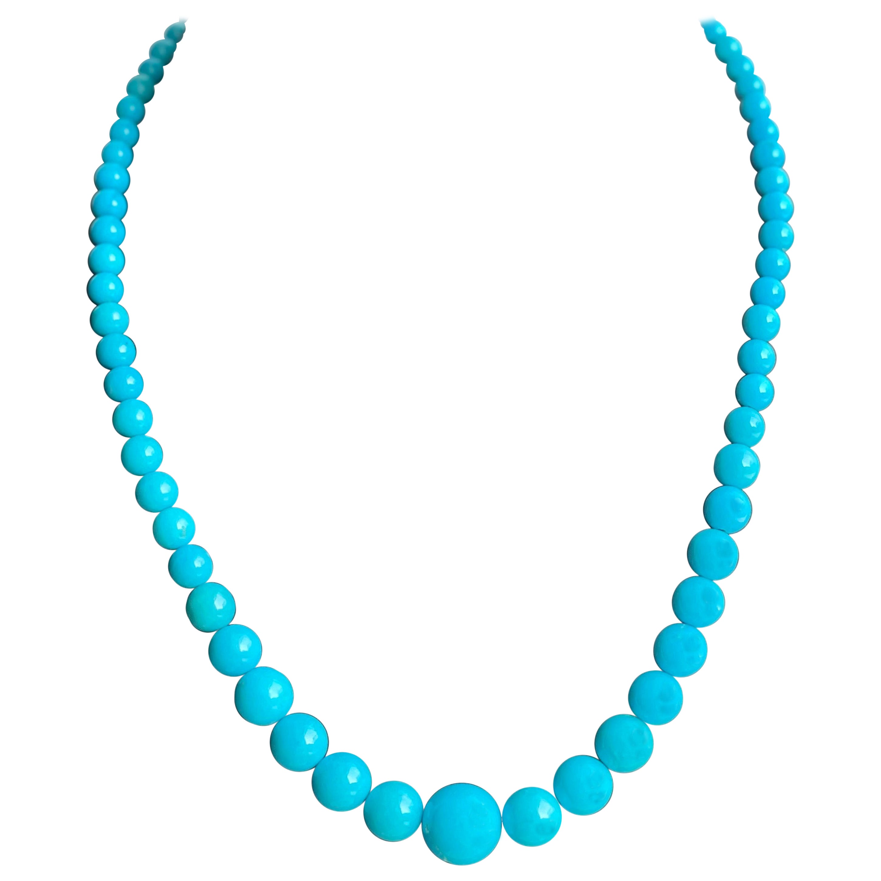 Natural Turquoise Necklace For Sale