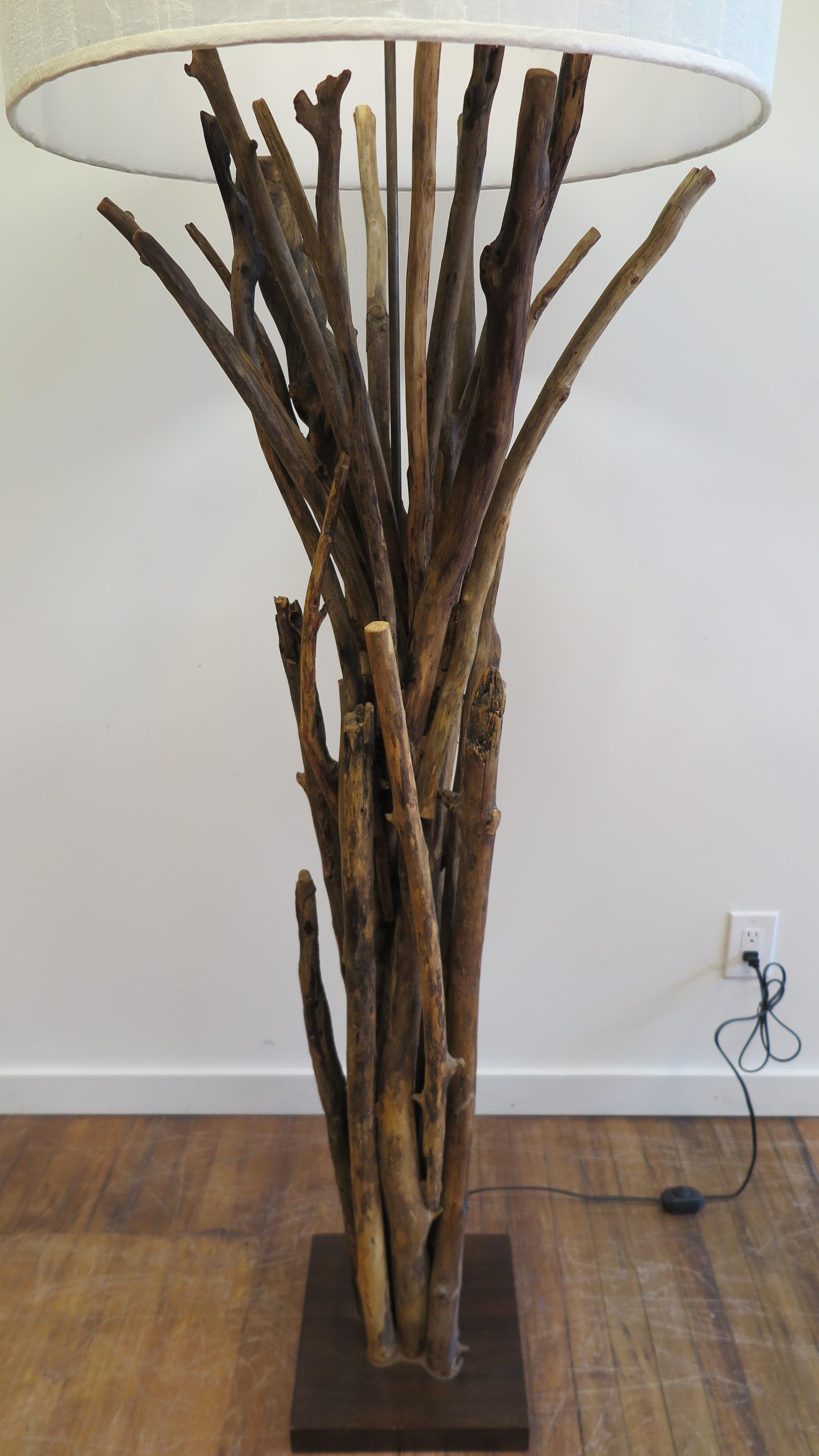 tree branch floor lamp