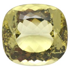 Heliodor Ukraine en forme de coussin 37,72 carats