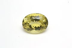 Natural Ukraine Heliodor 63.59 Carat Oval Shape Loose Gem