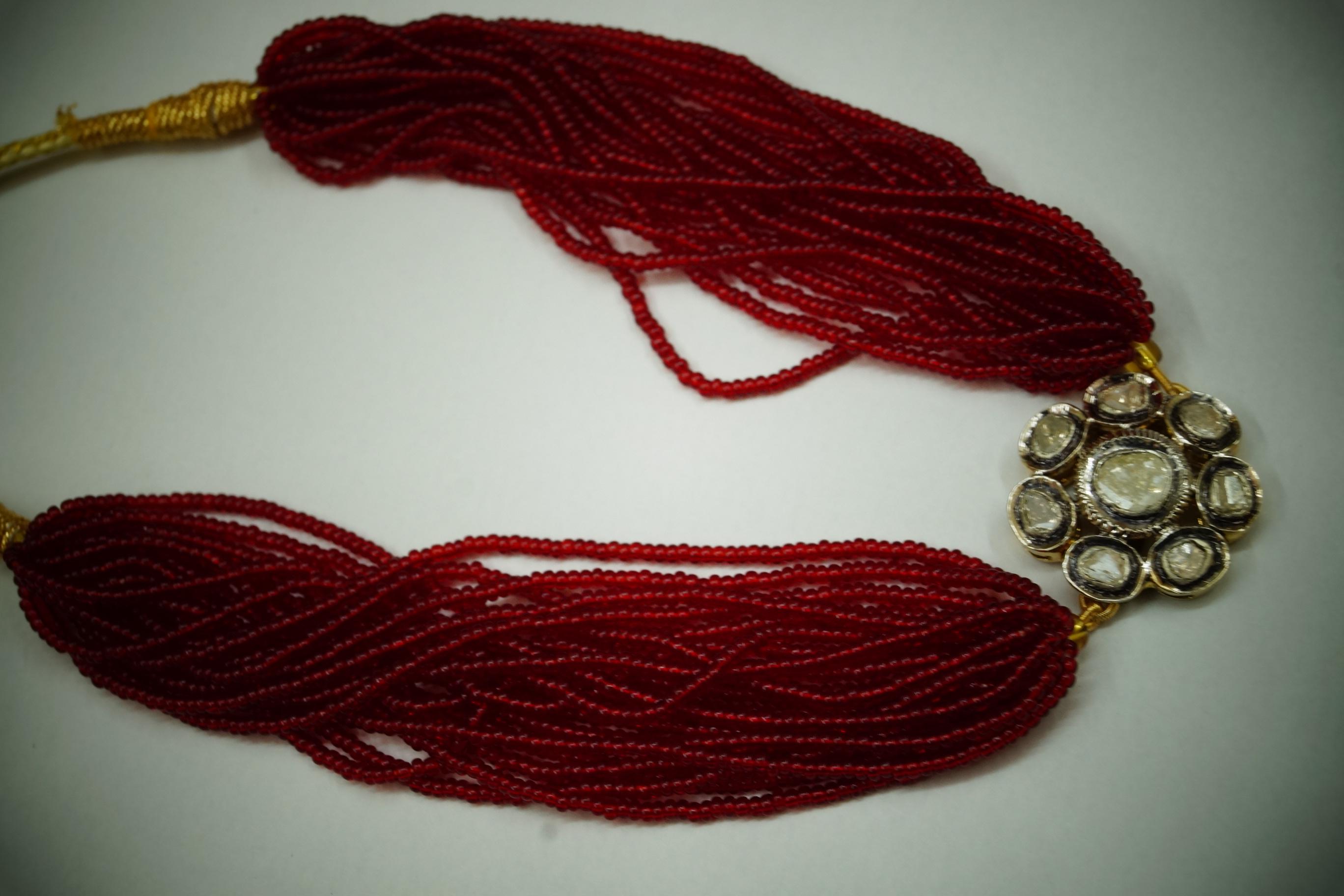 uncut polki necklace