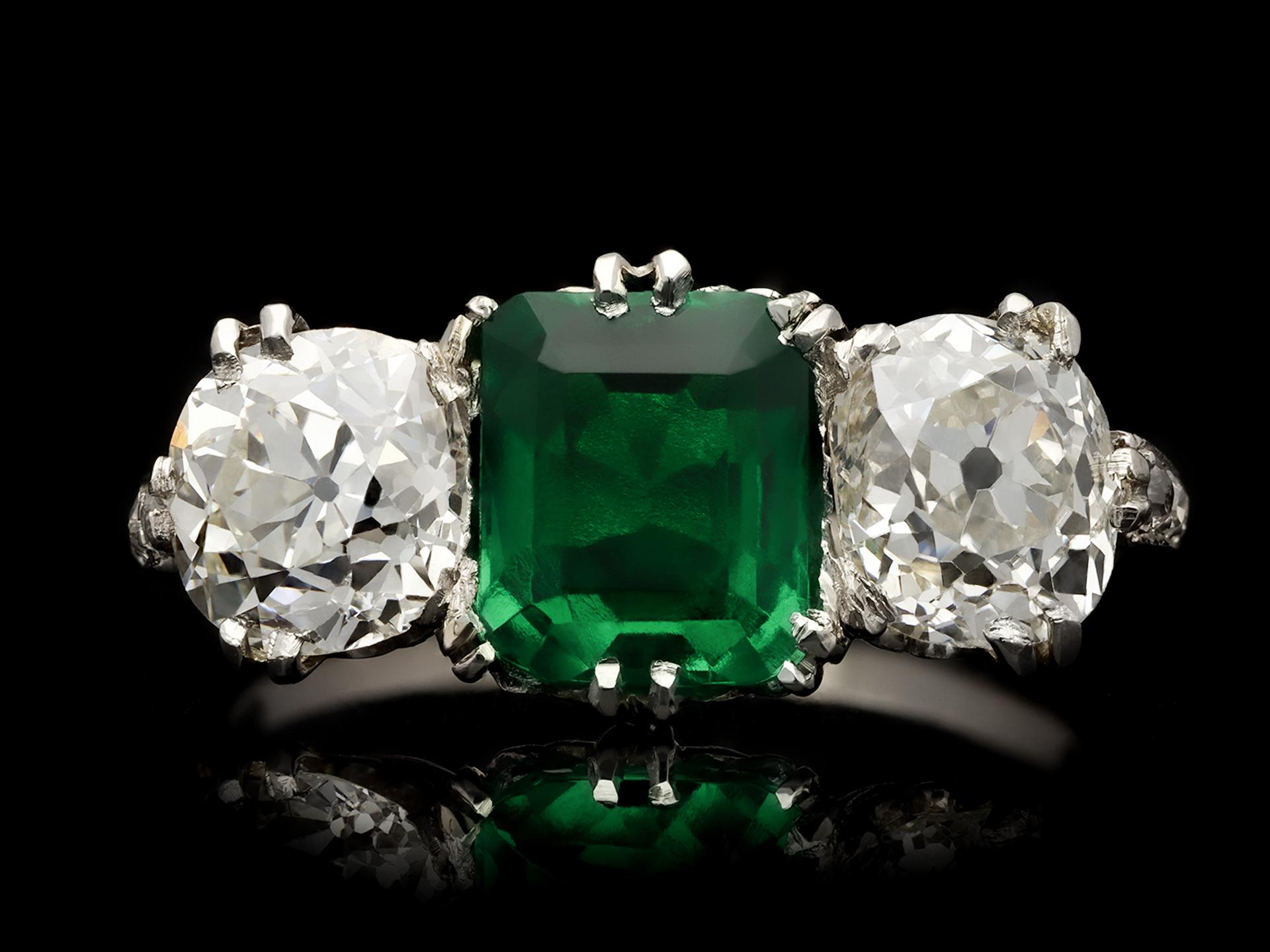unenhanced emerald