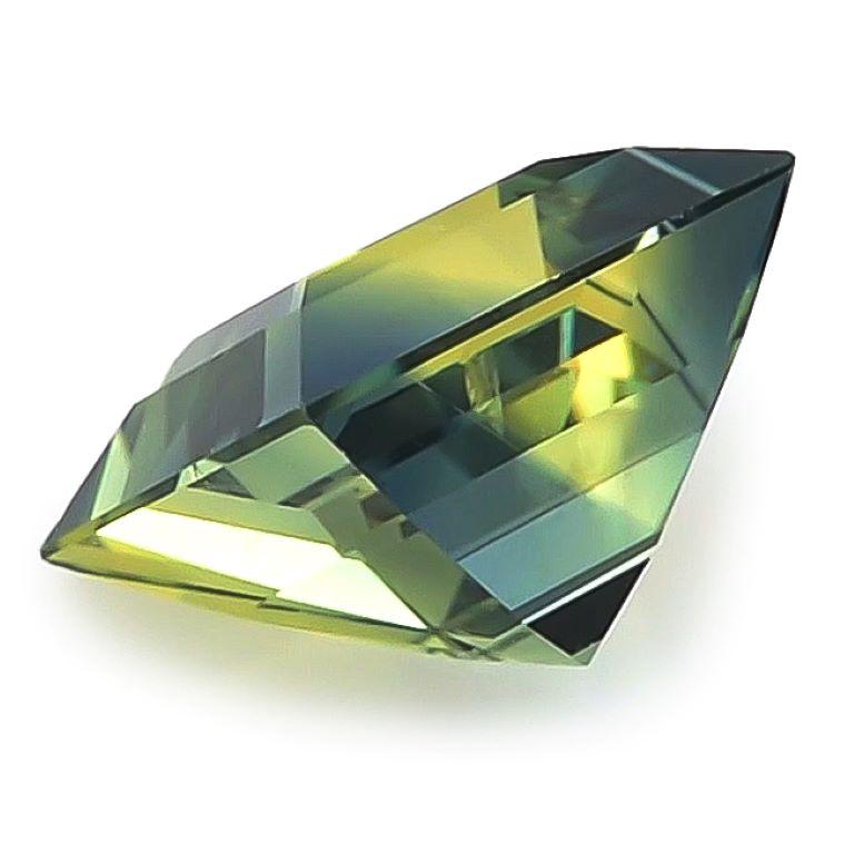 Natürlicher unerhitzter Bi-Color Saphir Edelstein 1.88 Karat mit GIA Bericht für Damen oder Herren im Angebot