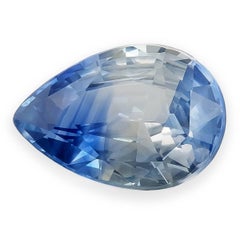 Natürlicher unerhitzter Bi-Color Saphir Edelstein 2,44 Karat mit GIA Bericht