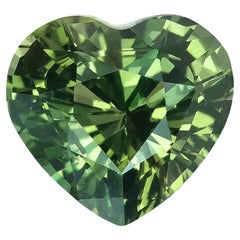 Natural Unheated Blue-Green Sapphire Gemstone 2.10 carats with GIA Report