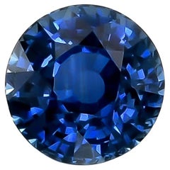 Natural Unheated Blue Sapphire Gemstone 1.21 carats with GIA Report