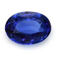 Natürlicher Unerhitzter Blauer Saphir Edelstein 2,08 Karat mit GIA Bericht / JupiterGem