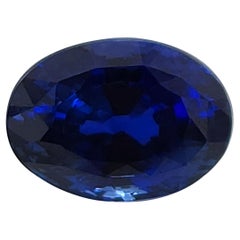 Pierre précieuse saphir bleu naturel non chauffé 2.19 carat avec rapport GIA