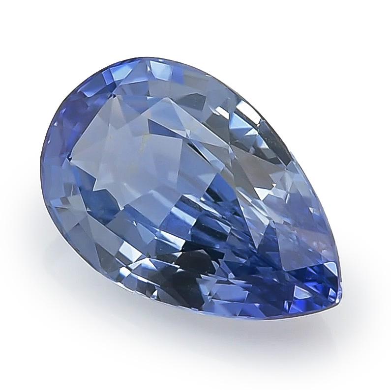 Gemma di zaffiro blu naturale non riscaldata da 2.52 carati con rapporto GIA in vendita 1