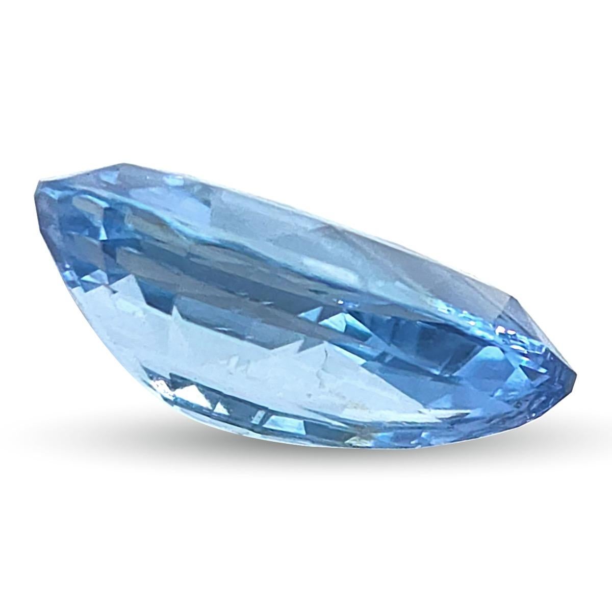 Gemma di zaffiro blu naturale non riscaldata da 2.52 carati con rapporto GIA in vendita 2
