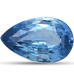 Pierre précieuse saphir bleu naturel non chauffé 2.52 carat avec rapport GIA