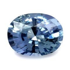 Natürlicher unerhitzter blauer Saphir Edelstein 3.11 Karat mit GIA Bericht