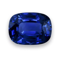 Natural Unheated Blue Sri Lankan Sapphire Gemstone 4.02 carats with GIA Report