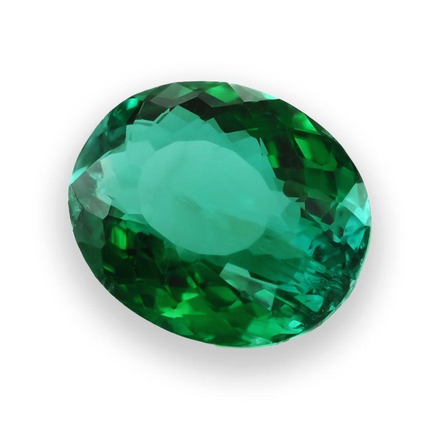 Natural Unheated Green Brazilian Paraiba Tourmaline 1.02 carats / GUBELIN Report In New Condition For Sale In Los Angeles, CA