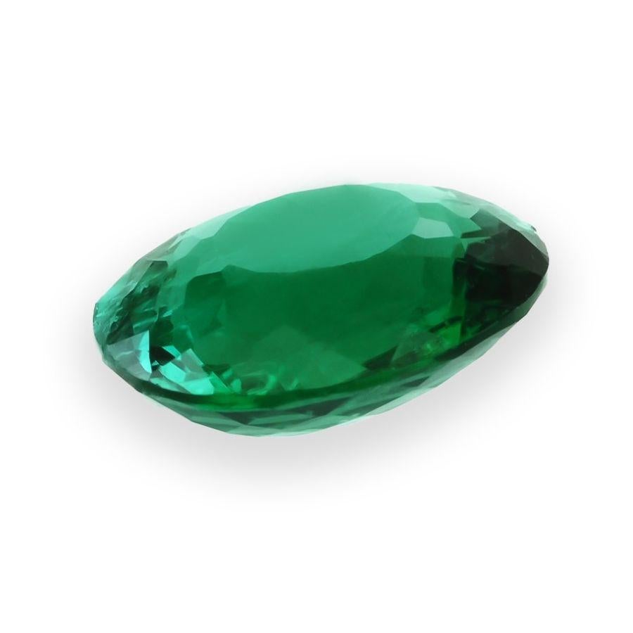 Women's or Men's Natural Unheated Green Brazilian Paraiba Tourmaline 1.02 carats / GUBELIN Report For Sale