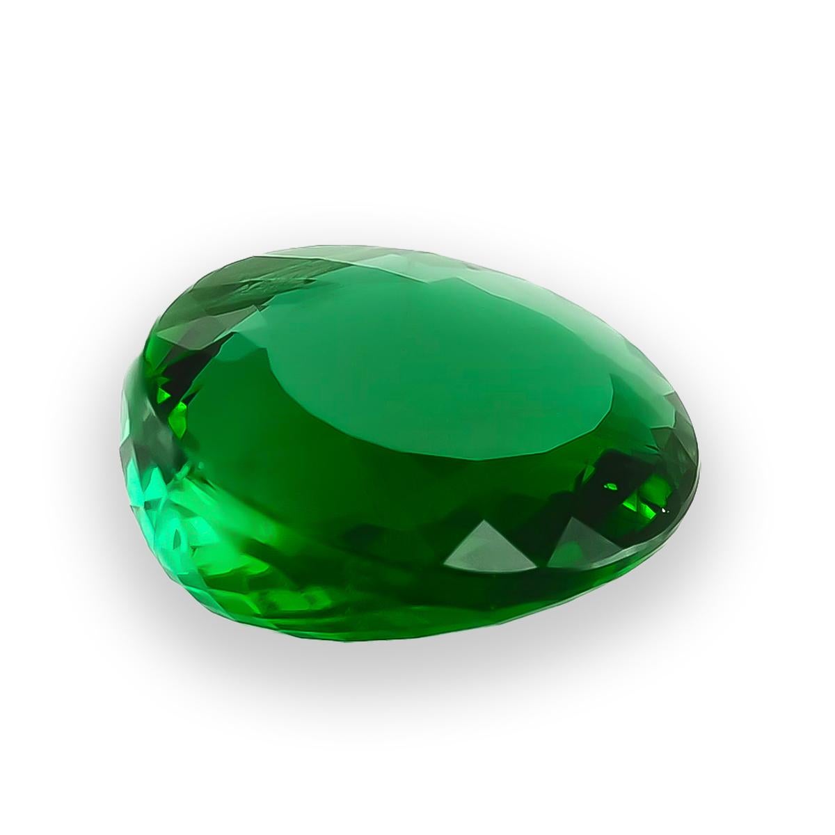 Women's or Men's Natural Unheated Green Brazilian Paraiba Tourmaline Stone 2.48 carats/AGL Report For Sale
