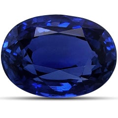 Natural Unheated Madagascar Blue Sapphire Gemstone 2.66 carats with GRS Report