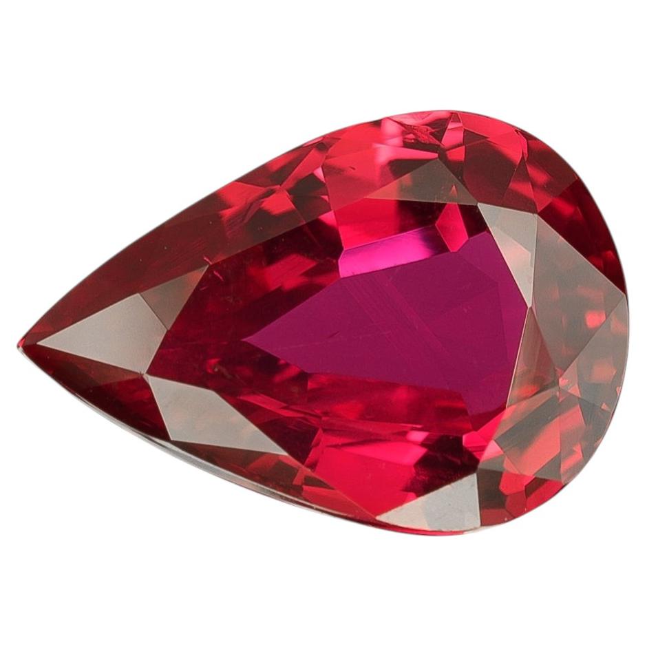 Natural Unheated Mozambique Pigeon Blood Ruby 2.45 carats with GRS/SSEF Report