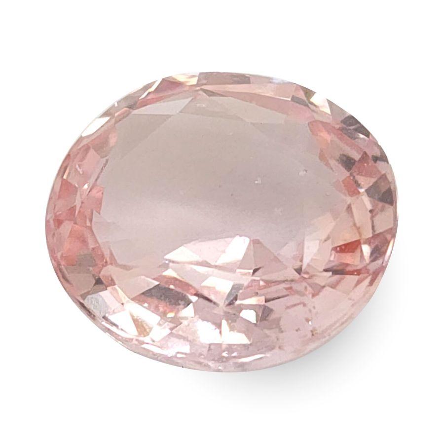 Natural Unheated Padparadscha Sapphire Gemstone 2.52 carats with GRS Report In New Condition For Sale In Los Angeles, CA