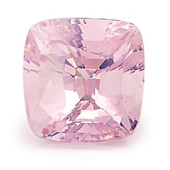 Saphir Padparadscha naturel non chauffé de 3.85 carat avec rapport GIA