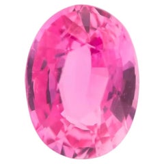 Natural Unheated Pink Sapphire 1.39ct Loose Untreated Natural Sri Lanka Oval 7X5