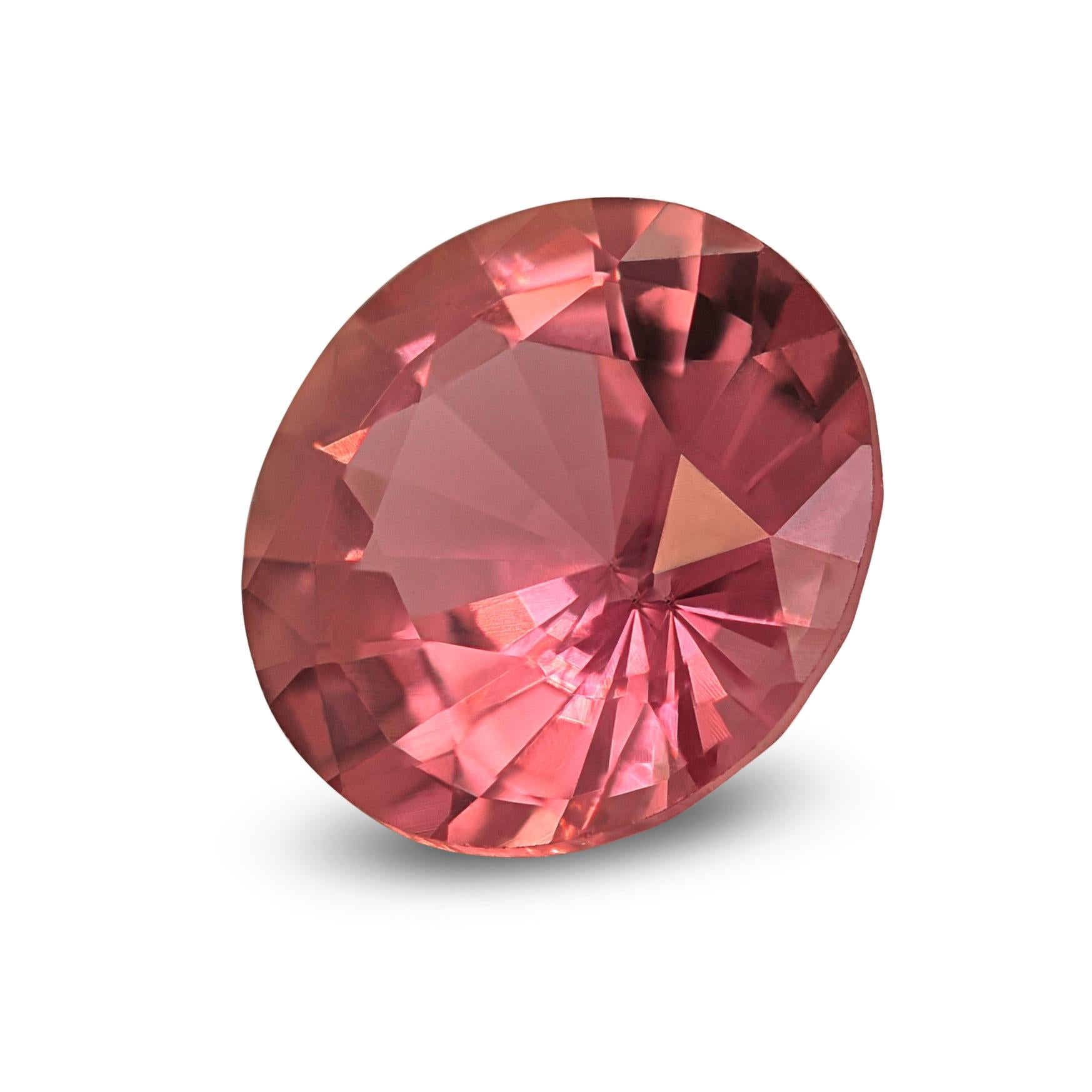 Natürlicher unerhitzter rosa Saphir Edelstein 1.06 Karat mit GIA Bericht im Zustand „Neu“ im Angebot in Los Angeles, CA