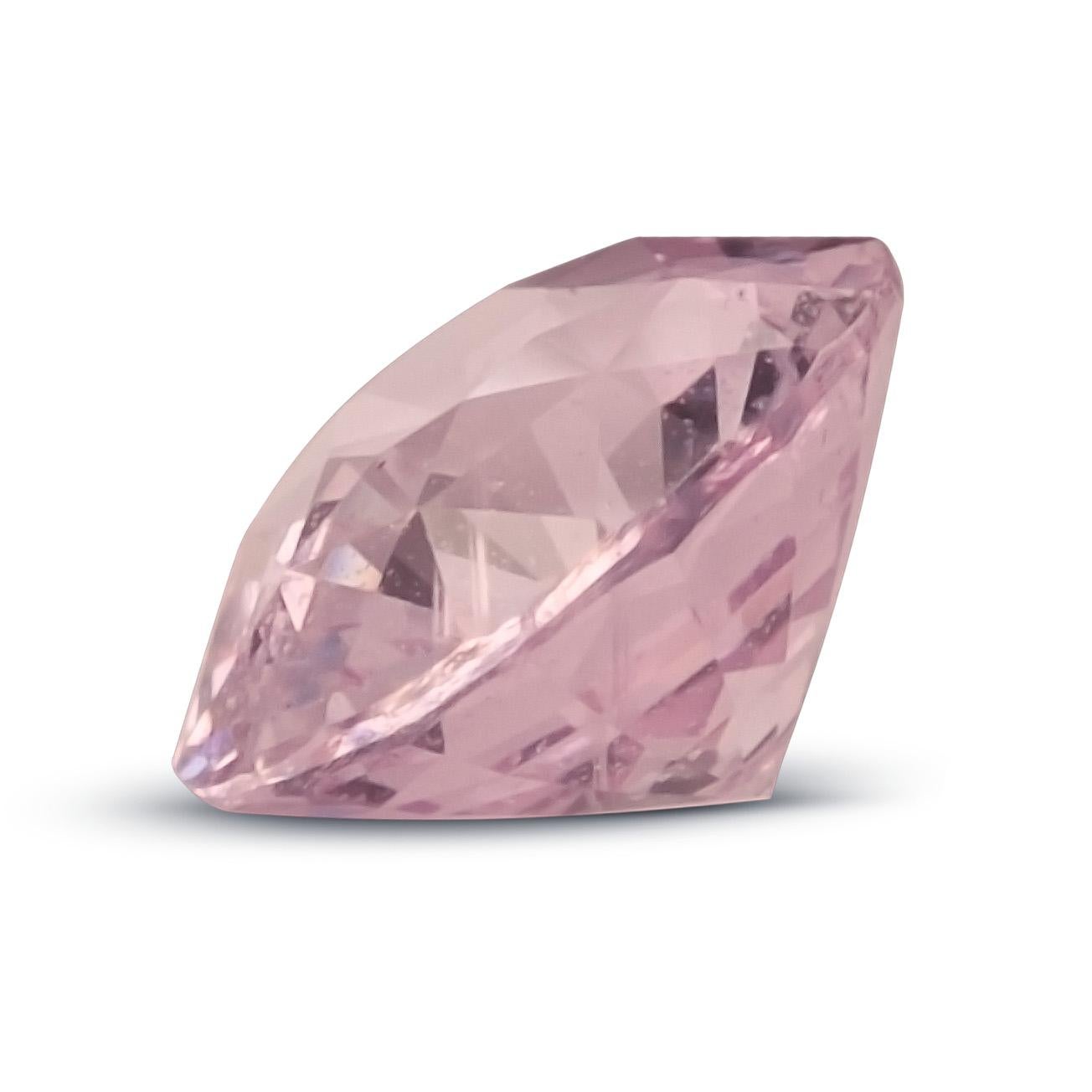 Femenino o masculino Natural Unheated Pink Sapphire Gemstone 1.12 carats with GRS Report en venta
