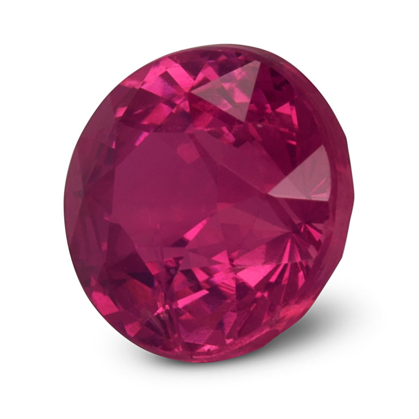 Natürlicher unerhitzter rosa Saphir Edelstein 1.14 Karat mit GIA Bericht im Zustand „Neu“ im Angebot in Los Angeles, CA