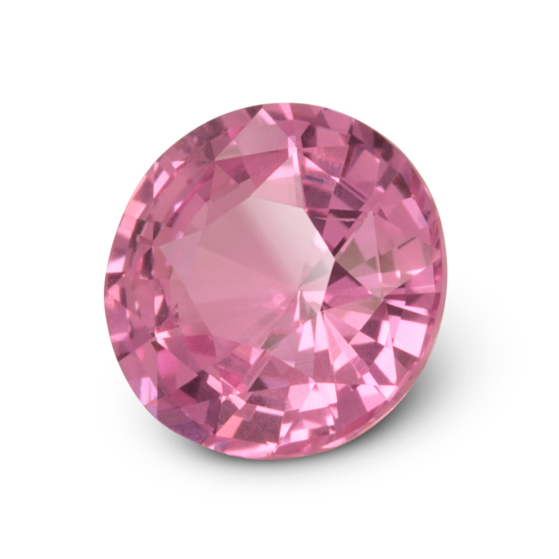 Natural Unheated Pink Sapphire Gemstone 1.37 carats with GIA Report en Nuevo estado para la venta en Los Angeles, CA