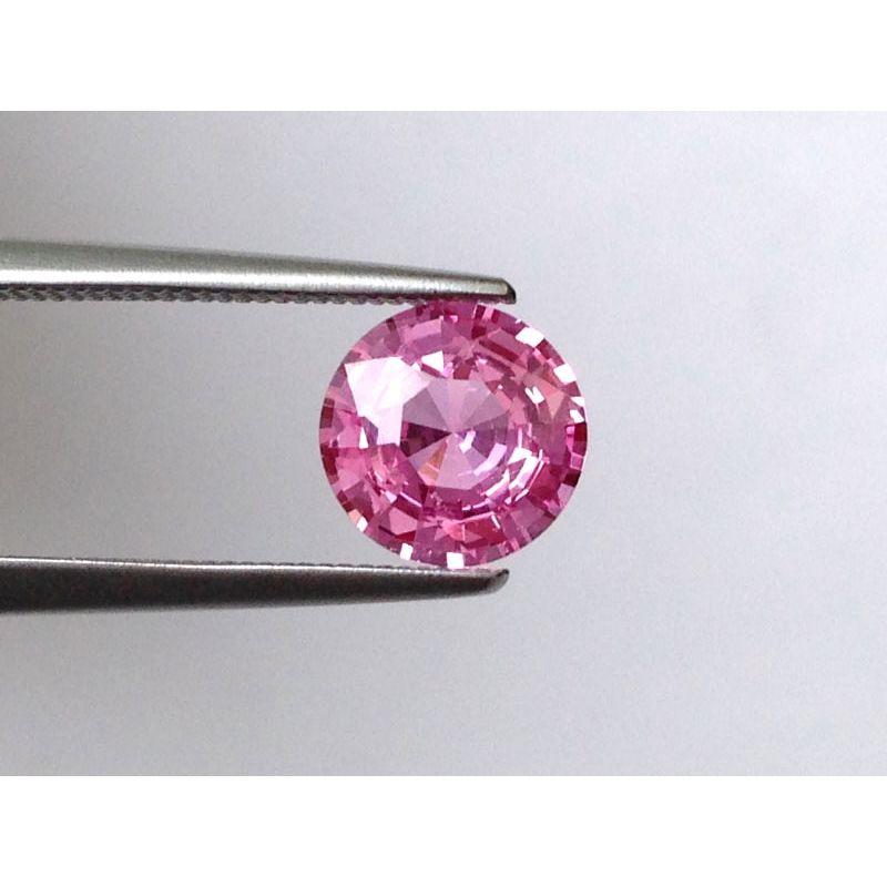 Natural Unheated Pink Sapphire Gemstone 1.37 carats with GIA Report en venta 4