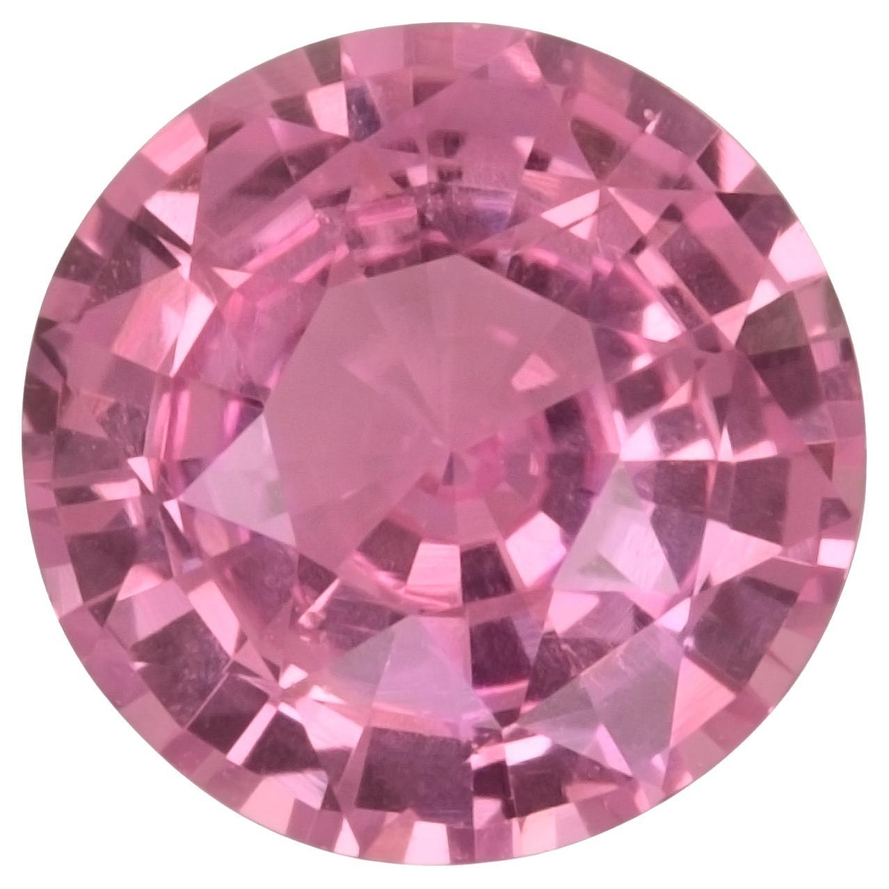 Natural Unheated Pink Sapphire Gemstone 1.37 carats with GIA Report en venta
