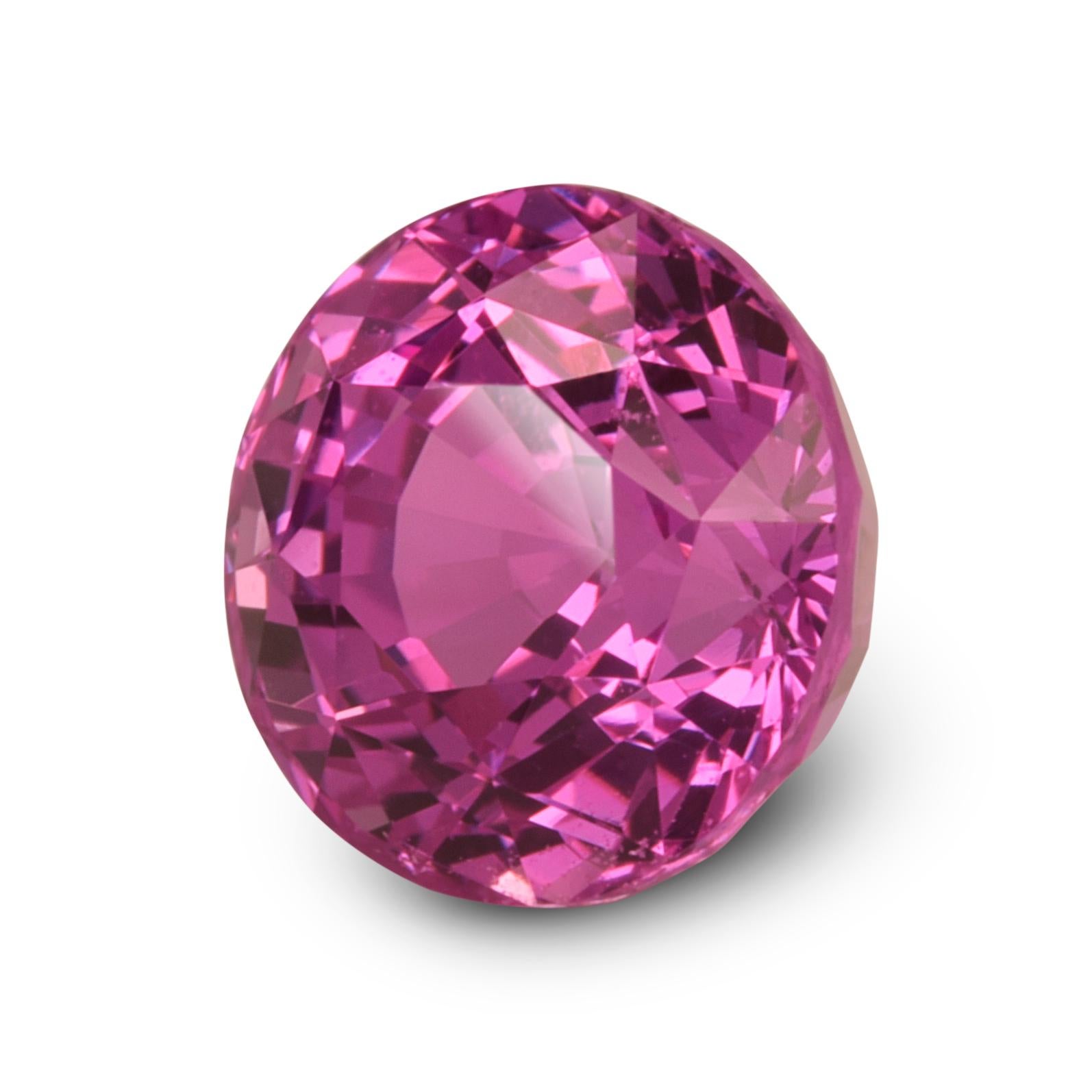 Natural Unheated Pink Sapphire Gemstone 1.47 carats with GIA Report en Nuevo estado para la venta en Los Angeles, CA