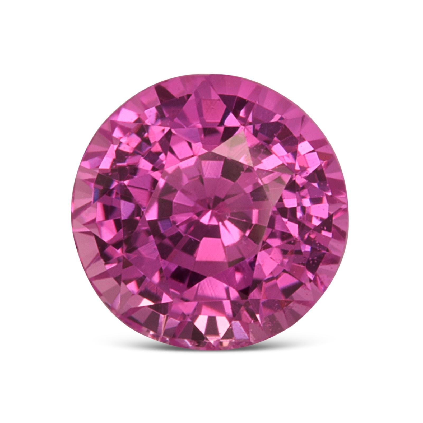Natural Unheated Pink Sapphire Gemstone 1.47 carats with GIA Report