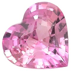 Gemma di zaffiro rosa naturale non riscaldata di 1.60 carati con rapporto GIA