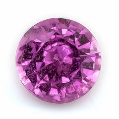 Natural Unheated Pink Sapphire Gemstone 1.69 carats with GIA Report