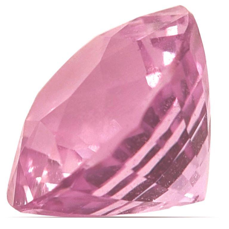 Femenino o masculino Natural Unheated Pink Sapphire Gemstone 2.06 carats with GIA Report en venta