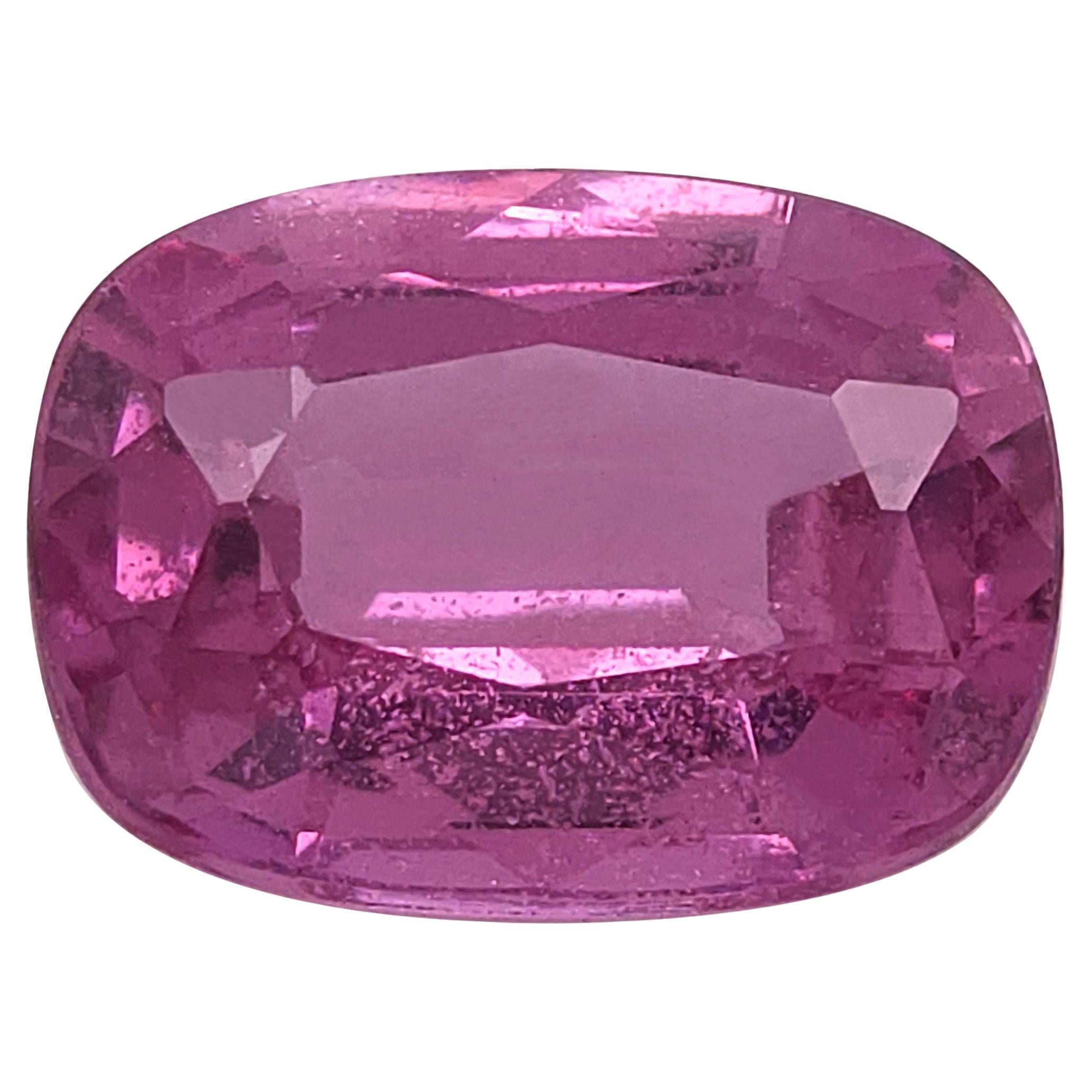 Natural Unheated Pink Sapphire Gemstone 2.23 carats with GIA Report