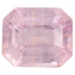 Gemma di zaffiro rosa naturale non riscaldata di 5.38 carati con rapporto GIA