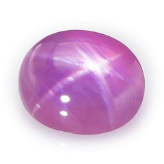 Natural Unheated Pink Star Sapphire Gemstone 3.53 carats with GIA Report