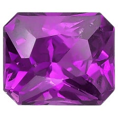 Zaffiro viola naturale non riscaldato 2.14 carati con rapporto GIA / JupiterGem