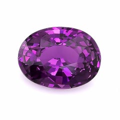 Natural Unheated Purple Sapphire Stone 2.27 carats with GIA Report / JupiterGem