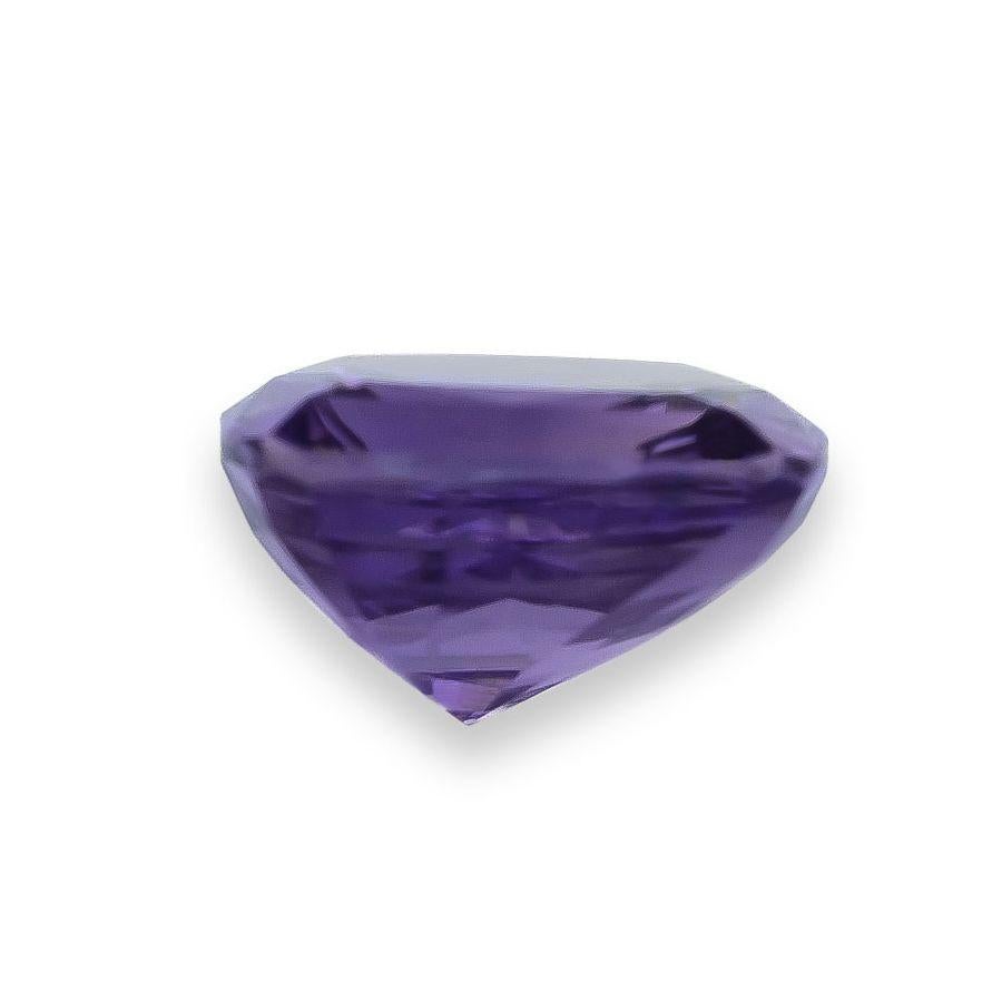 Natürlicher unerhitzter lila Saphir Stein 2,39 Karat mit GIA-Bericht / JupiterGem für Damen oder Herren im Angebot
