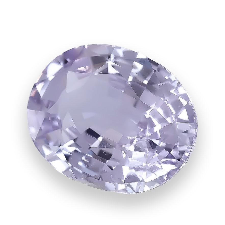 Natürlicher unerhitzter lila Saphir Stein 3.22 Karat mit GIA-Bericht / JupiterGem im Zustand „Neu“ in Los Angeles, CA