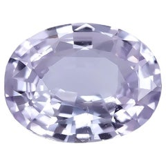 Natürlicher unerhitzter lila Saphir Stein 3.22 Karat mit GIA-Bericht / JupiterGem