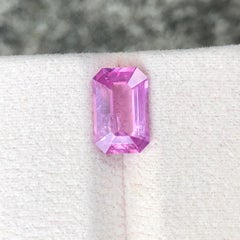 Natural Unheated Purplish Pink Mahenge Spinel 2.74 Carat Emerald Cut Loose Gem
