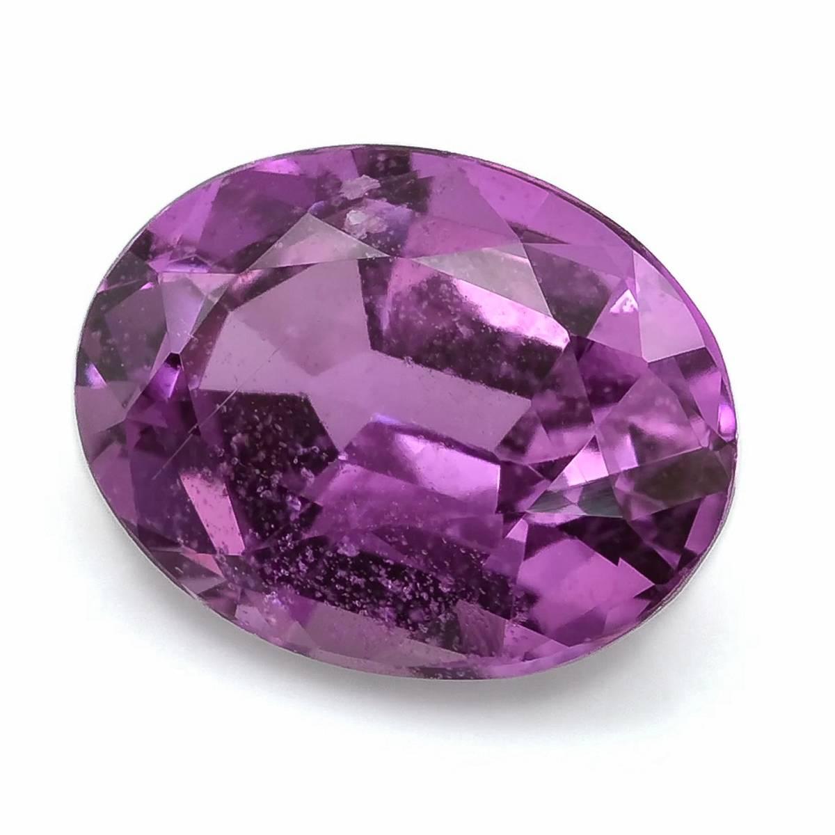 Natural Unheated Purplish Pink Sapphire Gemstone 1.85 carats with GIA Report In condizioni Nuovo in vendita a Los Angeles, CA