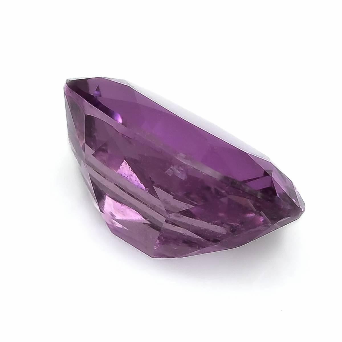 da uomo o donna Natural Unheated Purplish Pink Sapphire Gemstone 1.85 carats with GIA Report in vendita
