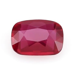 Natural Unheated Red Mozambique Ruby Gemstone 1.37 carats with GIA Report